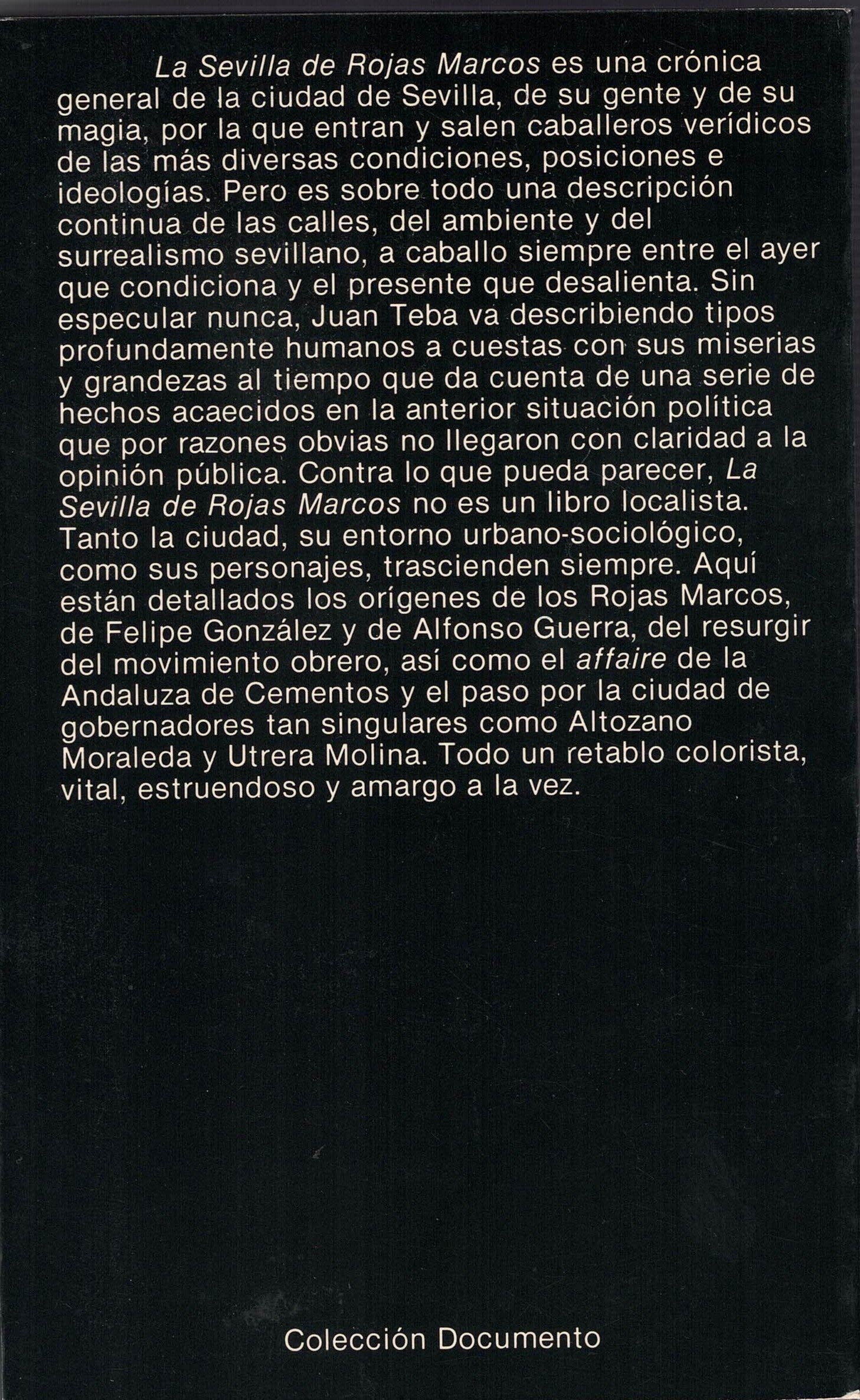 5. La Sevilla de Rojas-Marcos.